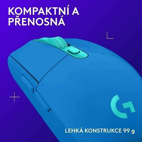 Logitech G305 modrá