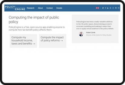 PolicyEngine - Computing the impact of public policy