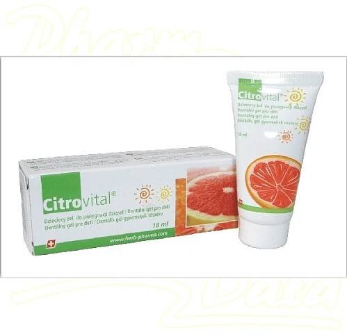 Fytofontana Citrovital Dentální gel pro děti 18ml