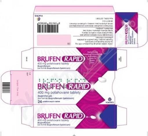 BRUFEN RAPID POR 400MG TBL FLM 24 I