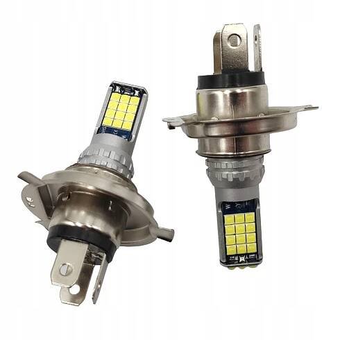 LED AUTOŽÁROVKA H4 12V, 30 SMD LED, BÍLÁ 6000K, 1 ks TC SHOP Model H4