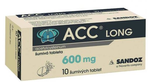 Levně Acc Long 600mg 10 šumivých tablet