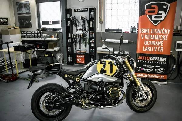 Motocykly - BMW R nineT, S1000RR, Harley Davidson - Autoatelier - detailingové studio Liberec