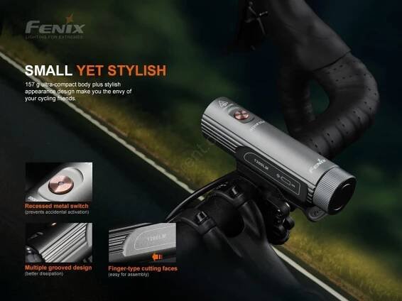 Fenix BC21RV30 - LED Nabíjecí svítidlo na kolo LED/USB IP68 1200 lm 33 h