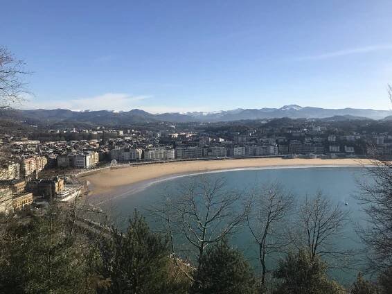 Monte Urgull in San Sebastian, Spain