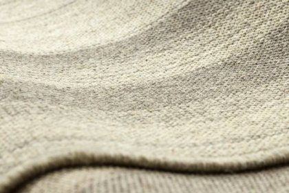 Vlněný koberec VILLA 7796/72800 Pruhy SIZAL, plošně tkaný béžový