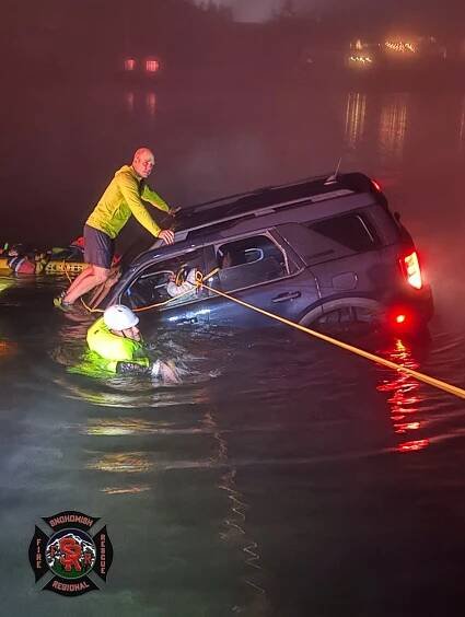 Elderly Man Rescued After Making ‘Wrong Turn’ and Driving Off Boat Ramp