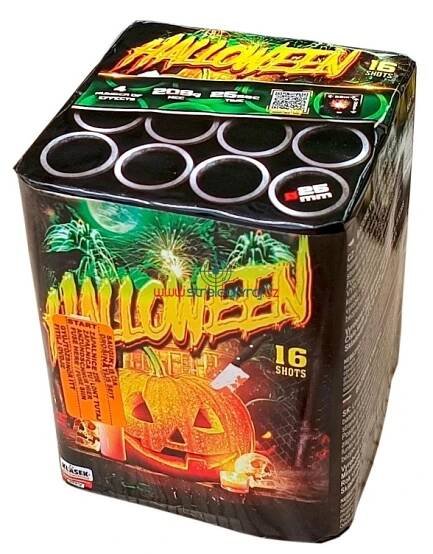 Pyrotechnika kompakt 16ran / 25mm Halloween | streleckyraj.cz