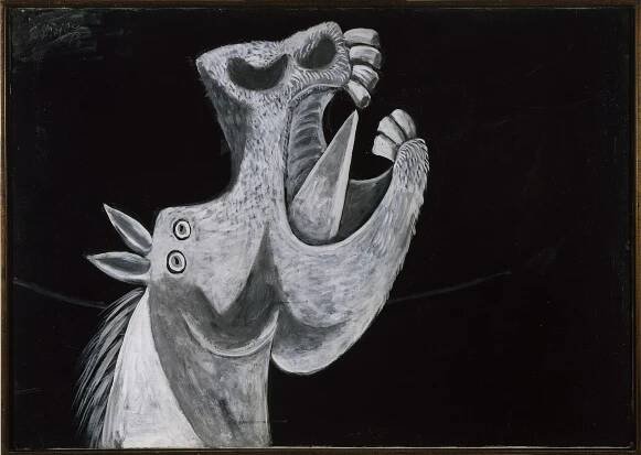 Picasso - Étude pour "Guernica" (Tête de cheval) - Musée national centre d’art Reina Sofia