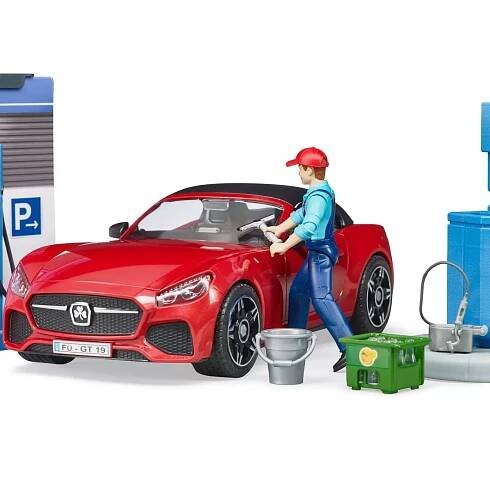 Bworld - čerpací stanice a myčka aut :: Hračkomat.cz