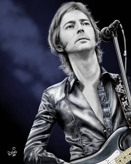 Eric Clapton 1974 Caricature