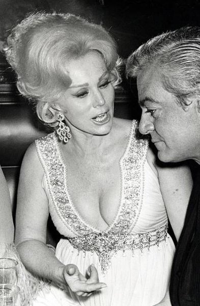 Eva Gabor And Guest At The 41St Annual Academy Awards After Party In Beverly Hills, California.