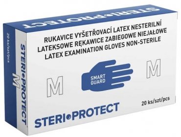 Steriwund Rukavice vyšetřovací latex nesterilní vel. M 20 ks