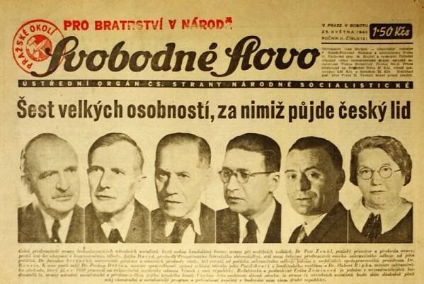 Moderní-Dějiny.cz | Parlamentní volby 1946 na stránkách tisku jednotlivých stran NF