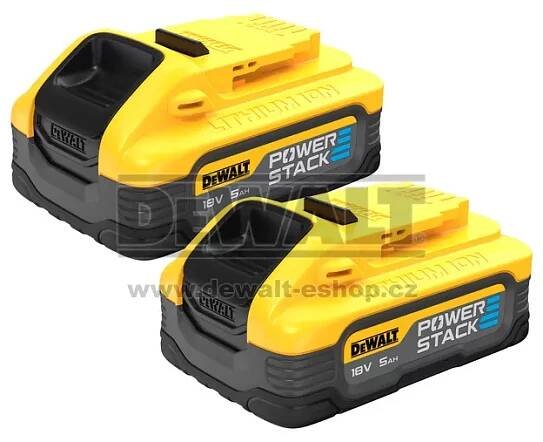 2x akumulátor 18V XR Powerstack Dewalt DCBP518H2