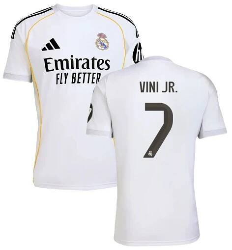 Maillot Real Madrid Domicile 2025 2026 Vini Jr.