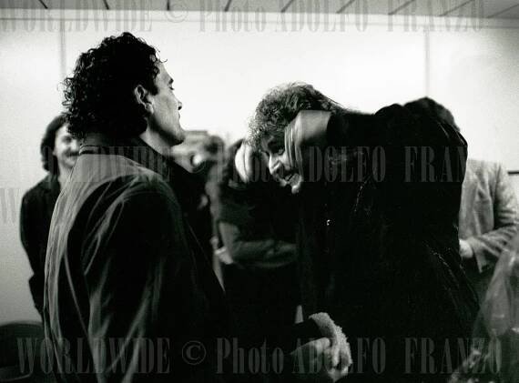 PINO DANIELE, MASSIMO TROISI Photo © Adolfo Franzò