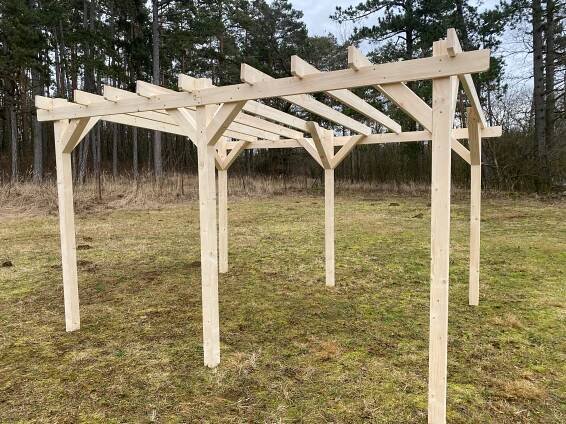 Pergola 3,5 x 5 m