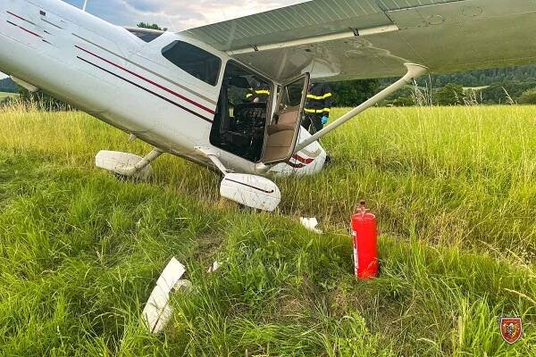 Cessna 172 havarovala na letišti ve Frýdlantu nad Ostravicí.