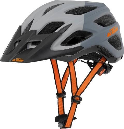 HELMA KTM FC II ŠEDO-GRAFITOVÁ MAT 54-58 ZAPÍNÁNÍ FIDLOCK