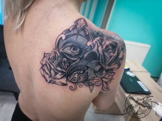Tetování na zádech – Marťa Tattoo Studio