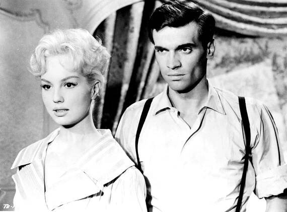 Mylène Demongeot and Alain Saury in Le vent se lève (1959)