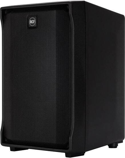 RCF Evox J8 Active Portable Array PA System, Black, Sub Detail Angle