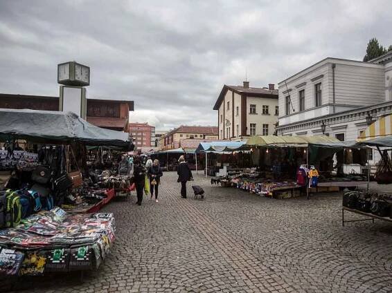 Holešovická tržnice.