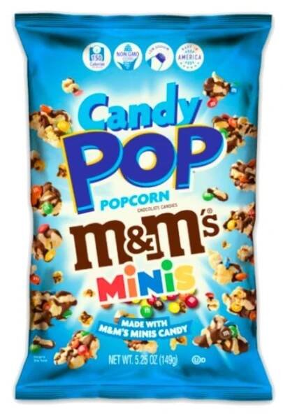 Candy Pop M&M Mini’s Popcorn 149g ⇒ 239 Kč, Cukrovinky