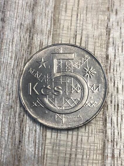5 Kčs 1986 UNC RL!!!
