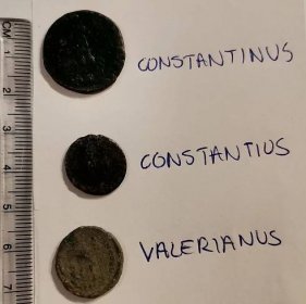 Lot 3ks Řím Constantin, Constantius, Valerianus, dobry stav. Cena za 3 - Sběratelství