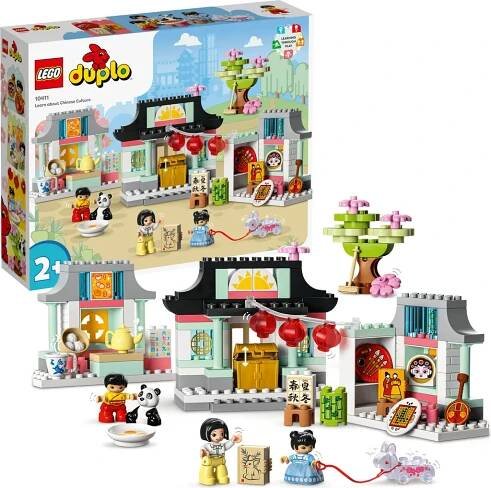 Obrázek produktu pro LEGO 10411 DUPLO Town Poznejte čínskou kulturu, vzdělávací hračka pro malé děti od 2 let, s figurkami, pandou a kostkami