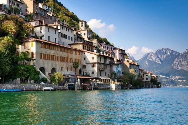 Lugano lake Switzerland