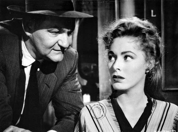 Muž se zlatou paží - Z filmu - Emile Meyer, Eleanor Parker