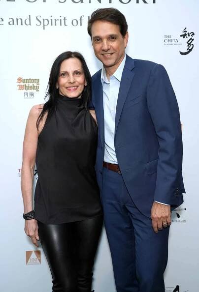 Phyllis Fierro and Ralph Macchio arrive at The House of Suntory 100 Year Anniversary Global Event 