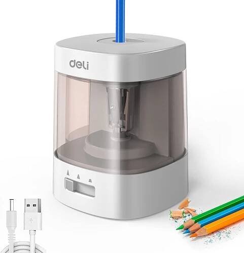 Elektrické ořezávátko na tužky DELI do USB a na baterie - Podnikání a průmysl