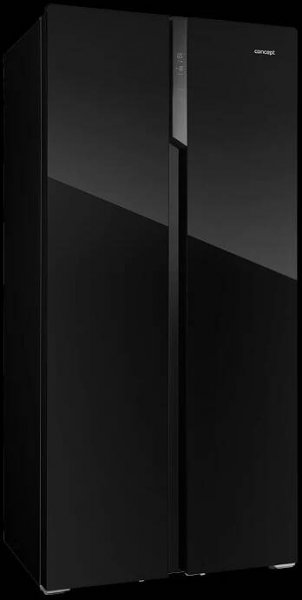 CONCEPT Americká lednice LA7383bcN BLACK