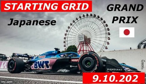 STARTING GRID – Japanese GRAND PRIX – 9.10. 2022