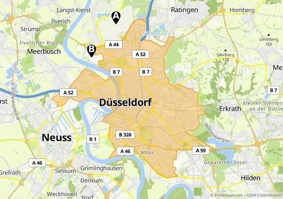 Milieuzone van Düsseldorf