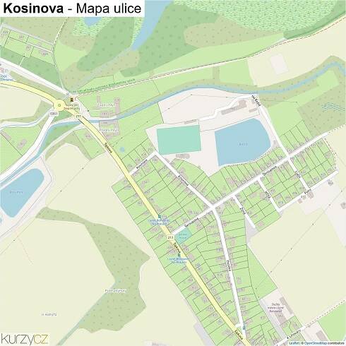 Kosinova - mapy | Kurzy.cz
