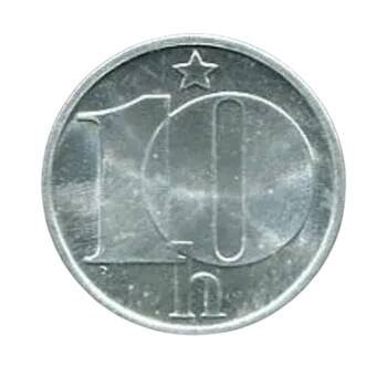 ČESKOSLOVENSKO. 10 haléřů 1982.