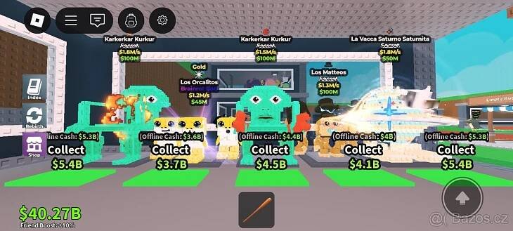 Roblox účet Steal a brainrot - Frýdek - Místek