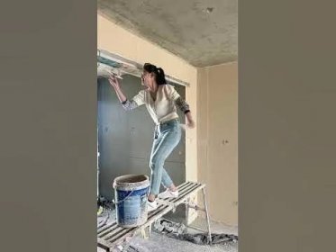 How to Prepare Tiles Wall ,​ Wall paint​ Fast & Beauty part 3948