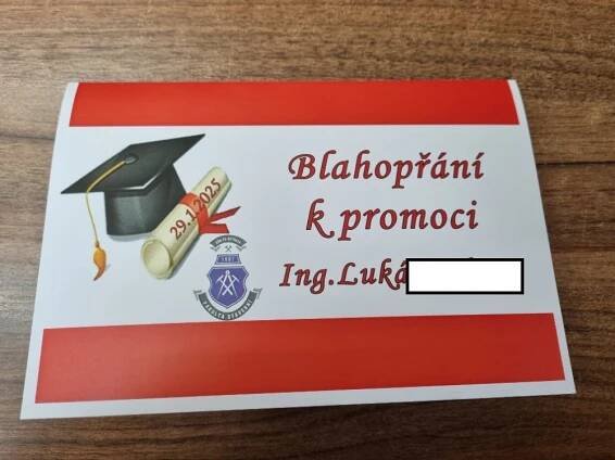 Aranže dárků a přání k promoci a maturitě na objednávku | Služby pro všechny s.r.o. Alena Pštrosová