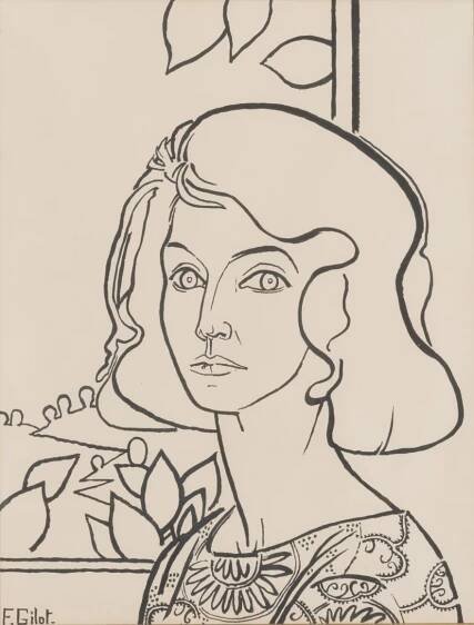 Self Portrait in Front of Landscape, 1971