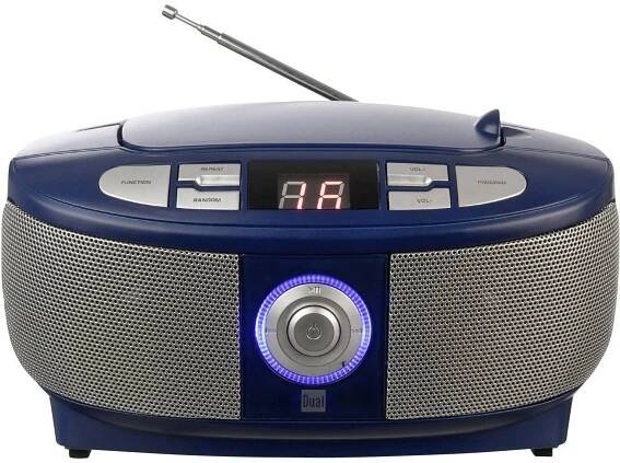 Dual P 49-1 CD-rádio FM CD modrá : Půhy.cz