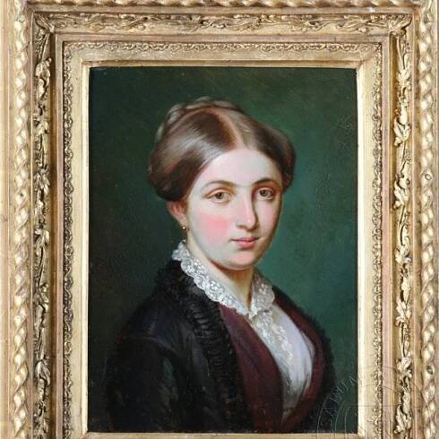 Marie Aloisie Riegrová-Palacká na portrétu od Josefa Mánese | foto: R. Boček,  eSbírky – kulturní dědictví on-line,  Národní muzeum - Historické muzeum,  CC BY 4.0