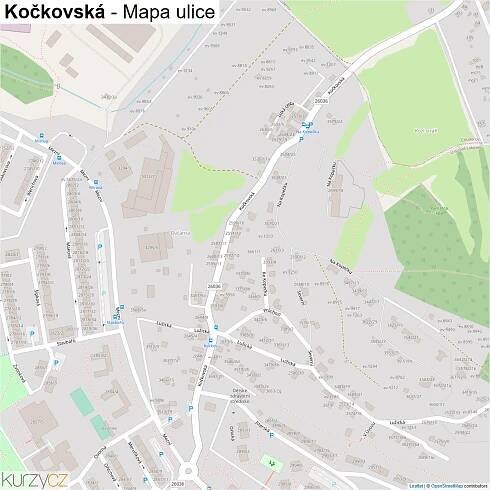 Kočkovská - mapy | Kurzy.cz
