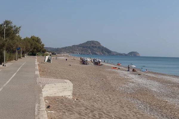 Pláž Afandou - ostrov Rhodos