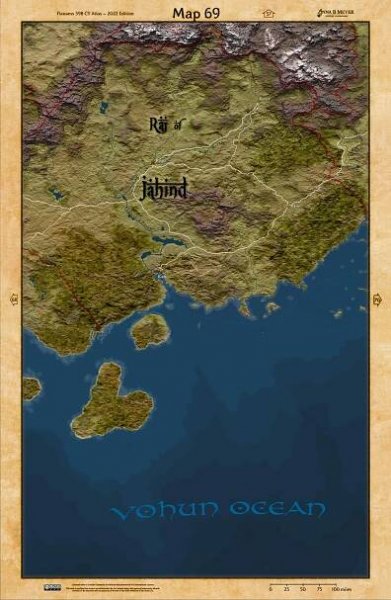 Atlas of the Flanaess & Hepmonaland 598 CY - Anna B. Meyer